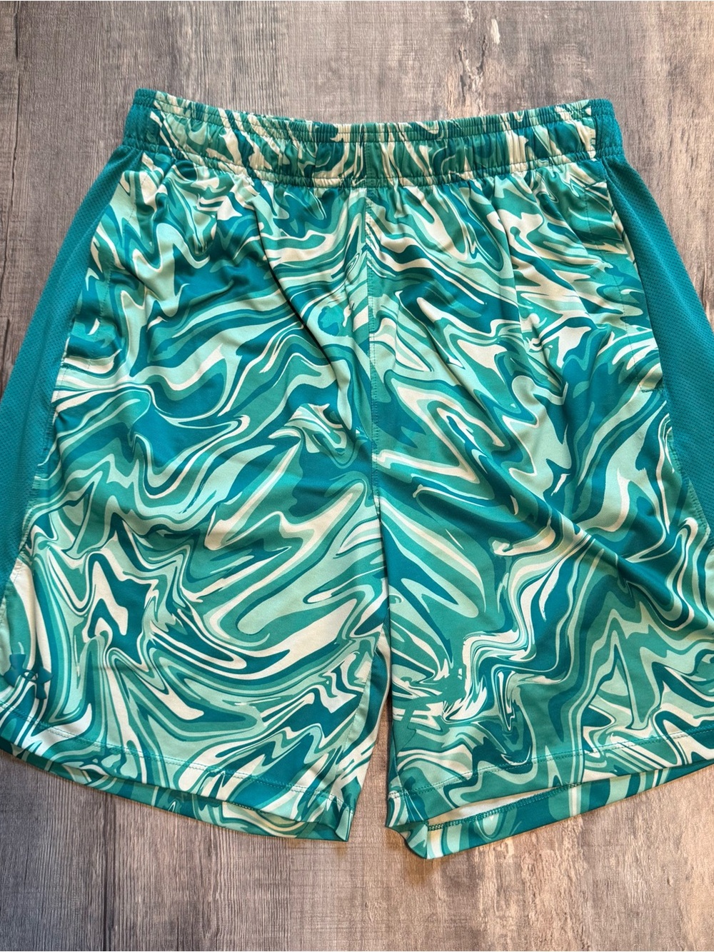 Under Armour Abstract Marbled Basketball / Athletic Shorts